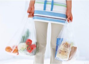 ถุงช้อปปิ้งพลาสติกใสแบบเสื้อยืด - Product Image 3