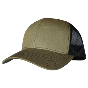 Unisex Trucker <b>Cap</b> Solid Color Mesh Back Adjustable <b>Hat</b> Casual Style 6-Panel Design Spring Summer Wear - Product Image 1