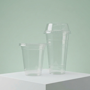Clear PP <b>Plastic</b> <b>Cup</b> With Lid Round Beverage <b>Cup</b> 95m Disposable <b>Cup</b> For Cold <b>Drink</b> Smoothie Tea Coffee - Product Image 1