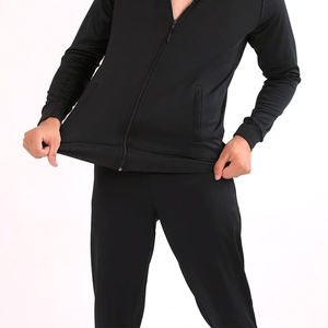 Survêtements de sport surdimensionnés à demi-zip personnalisés pour hommes, vêtements de jogging, de course et d'entraînement, 100% coton respirant, vêtements de sport - Product Image 2