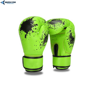 Guantes de Boxeo de Cuero PU para Entrenamiento y Sparring, Guantes de Cuero Sintético con Logotipo Personalizado para Hombres y Mujeres - Product Image 4