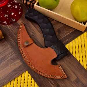 Hacha Vikinga de Cocina Forjada a Mano con Hoja de Acero de Alto Carbono y Mango de Madera de Palisandro Industrial, Hacha de Camping, para Bricolaje y Trabajos en Madera, Regalo de Cumpleaños y Aniversario - Product Image 6