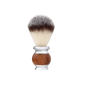 Pinceau à raser personnalisé pour hommes, poils synthétiques doux, base en bois, cadeau - Product Image 2