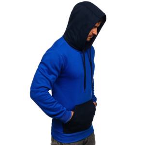 Vintage Hommes Heavy Duty Plus Size Double Hooded Coton Hiver Polaire 100% Coton Brodé Logo Imprimé Motif - Product Image 3