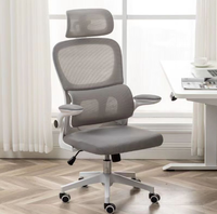 Chaise ergonomique, chaise d'ordinateur, chaise de bureau, réglable en hauteur, chambre à coucher, bureau d'étudiant, chaise pivotante