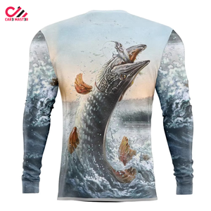 Venta Directa de Fábrica, Precio Razonable, Camisa de Pesca de Secado Rápido para Hombre, Ajuste Cómodo, Manga Larga, Servicio OEM - Product Image 2