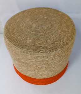 Meilleure Offre Panier de Rangement Pliable en Corde de Jute avec Couvercle, Panier de Courses Rond Tressé Naturel pour Vêtements, Jouets et Accessoires - Product Image 2