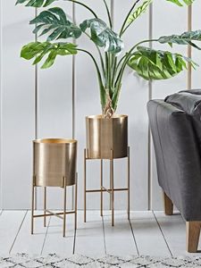 โลหะดอกไม้หม้อตกแต่งแจกันเหล็กขนาดใหญ่ขาตั้งดอกไม้ตกแต่งบ้าน - Product Image 6