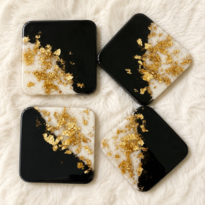 Posavasos de Resina Hechos a Mano, Estilo Imperial, Modernos, Personalizados, de Diferentes Grosores, Rectangulares, Resistentes al Calor - Product Image 1