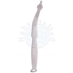 Rétracteur de plaie Chandler à manche courbé en acier inoxydable, instrument chirurgical médical manuel pour plaies fines et lèvres, réutilisable, CE - Product Image 3