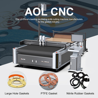 Mesin Pemotong CNC Flensa PTFE Lubang Besar Presisi Tinggi AOL dan Gasket Karet