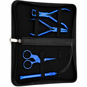 ชุดอุปกรณ์ต่อผมสแตนเลส MANAN INSTRUMENTS พร้อมคีม กรรไกร และอุปกรณ์ถอด สำหรับติดตั้งและถอดที่บ้าน - Product Image 5