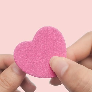 Lima de uñas de esmeril rosa de doble cara, grano 100, duradera, reutilizable, mini pulidor para manicura y cuidado de uñas - Product Image 5