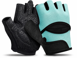6mm Padded Workout Gloves <b>Half</b> Finger Microfiber Anti <b>Slip</b> Palm Grip Gym Weightlifting Training Gloves For Men Women Fitness - Product Image 1