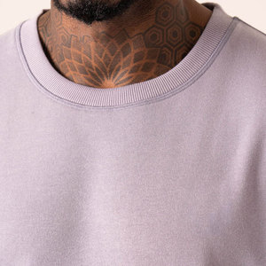 Camiseta Deportiva Holgada de Corte Regular, 100% Algodón, Transpirable, con Hombros Caídos, de Alta Calidad, Nueva Llegada, Lisa, Tallas Grandes - Product Image 6