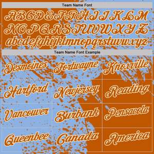 Custom Sublimated <b>Baseball</b> Polo Shirt Unisex Light Blue Orange Team Name 00 Print Breathable Short Sleeve Regular Fit Shirt - Product Image 5