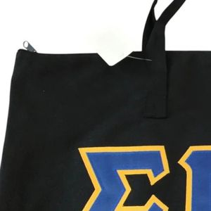 Custom Embroidered Campus <b>Tote</b> Bag Large Capacity Shoulder Carry Bag Durable Casual Shopping <b>Book</b> Bag for Women Students - Product Image 3