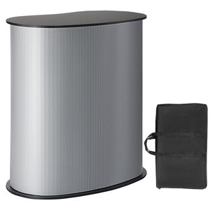 Espositore Portatile Pieghevole per Fiere, Bancone da Esposizione 90x50x94 cm, Tavolo Podio per Esposizioni - Product Image 6