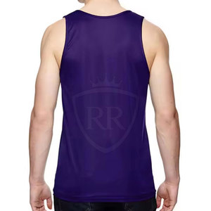 Athletic Fit Casual Men's Knitted Tank <b>Top</b>-Breathable 100% Cotton for Training Fitness & Active Lifestyle - Product Image 6