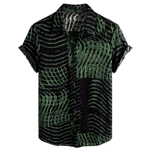 Camisa de Playa Sublimada de Primera Calidad, Camisa Personalizada de Estilo Tropical Hawaiano, Fabricante, Suministro al por Mayor - Product Image 4