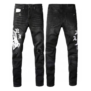 BEST ROCK INTERNATIONAL OEM/ODM Jeans de Mezclilla Azul para Hombre, Diseño Recto, Alta Calidad, Transpirables, Cintura Media, Ligeros - Product Image 1