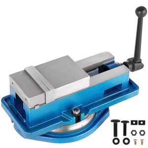 Étau de fraisage de 4 pouces de haute précision étau de pince d'établi en fonte ductile avec base pivotante à 360 degrés - Product Image 1