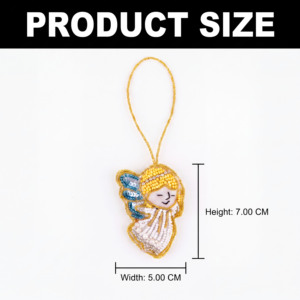 Multicolor Luxury Handmade Angel Beads Satin Bag Charms Decorative <b>Purse</b> Handbag Backpack Accessories <b>Cute</b> Keychain Inlay - Product Image 2