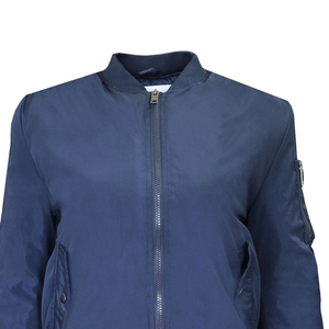 Veste bomber minimaliste pour femmes, mode décontractée, streetwear, manteau léger, fournisseur en gros OEM ODM personnalisé - Product Image 5
