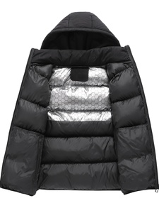 Gilet matelassé unisexe léger sans manches, veste chaude d'hiver pour l'extérieur, décontractée - Product Image 3
