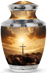 Urnas de Cremación de Latón para Cenizas de Adultos, Urnas Hechas a Mano para Hombres y Mujeres, Urnas Decorativas, Urnas Funerarias - Product Image 5