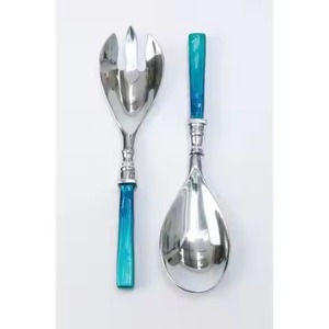 Restaurant <b>Buffet</b> Salad <b>Server</b> Set Stainless Steel Metal Hospitality Accessories - Product Image 3