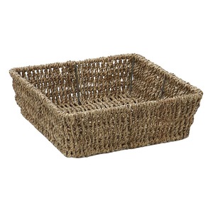 Seagrass Storage <b>Basket</b> <b>Square</b> Tray Natural Handmade Storage <b>Basket</b> Wholesale eco-friendly Made in Viet Nam - Product Image 5
