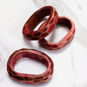 Handmade Black Leather Napkin holder High Selling 2025 decorative <b>Indian</b> Wooden Napkin <b>Ring</b> and Accessories & Table Linen - Product Image 3