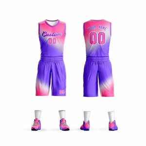 ชุดบาสเก็ตบอลสั่งทำได้ พร้อมชื่อ เบอร์ และโลโก้  แบบพิมพ์ลาย sublimation เสื้อและกางเกงบาสเก็ตบอล - Product Image 5