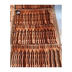 Cuillère à café en bois d'acacia massif, faite à la main, design vintage, écologique, à long manche, petite, en gros, prix abordable - Product Image 4