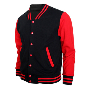 Blouson universitaire unisexe en laine, style streetwear, personnalisé, à capuche, col montant, avec logo frontal, motif géométrique, le plus vendu - Product Image 1
