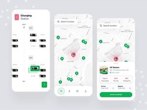 Aplicación de reserva de estaciones de carga para vehículos eléctricos para localizar estaciones de carga, reservar plazas, monitorizar la disponibilidad y pagar de forma segura en línea. - Product Image 1