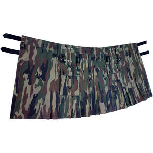 Kilt écossais camouflage utilitaire, kilt écossais pour la chasse, la randonnée, kilt tactique vert camouflage - Product Image 5