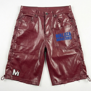 Mens Premium Urban Streetwear Polyester/Cotton Solid Elastic Waist Cargo <b>Hip</b> Hop Trend USA Maluza Industries Shorts Quick Dry - Product Image 1