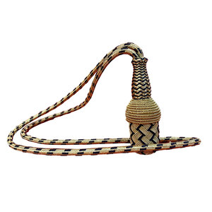 Nœud de sabre personnalisé avec fil tressé durable et pompon décoratif pour accessoires de parade et de cérémonie - Product Image 1