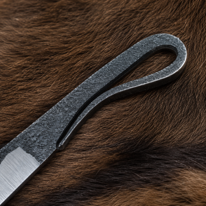 Couteau de cou Viking forgé à la main, en acier carbone, mini-seax scandinave, lame utilitaire EDC pour bushcraft, survie nordique - Product Image 4