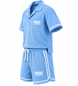 Conjunto de Pijama de Satén para Mujer, Bonito y Elegante, de Dos Piezas, Manga Corta, con Ribete en Contraste, Botones, Talla Única, Top y Pantalones Cortos - Product Image 3