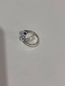 Natural <b>Opal</b> 925 <b>Silver</b> Gemstone <b>Ring</b> for Wedding Engagement Anniversary & Gift-Resizable - Product Image 2