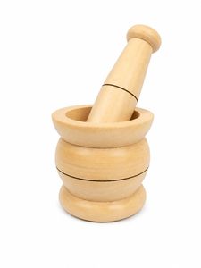 Handcrafted Wooden Mortar and Pestle Set Imam Dasta Okhli Musal Kharal Khalbatta Spice Garlic <b>Grinder</b> Crusher - Product Image 1