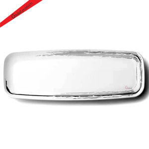 Plateau de service alimentaire ovale en métal, finition argentée haut de gamme, idéal pour les barres de service et comme centre de table – Vente chaude - Product Image 2
