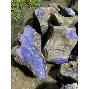 Premium Natural Purple Grape Agate Rough <b>Raw</b> Stone Semi-Precious Stone Crafts Mineral Specimen - Product Image 3