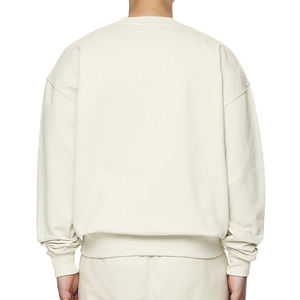 Sudaderas con capucha de corte holgado y ligeras, muy populares para hombre, sudadera de cuello redondo de felpa francesa, precio bajo de fábrica, sudadera de felpa francesa para hombre - Product Image 3