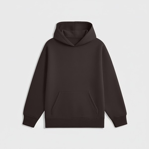 เสื้อสเวตเชิ้ตมีฮู้ดขนาดใหญ่สำหรับผู้ชาย สีพื้น ผ้าฝ้ายขนแกะ แขนยาว มีกระเป๋า สวมใส่สบายๆ ในฤดูใบไม้ร่วง - Product Image 5