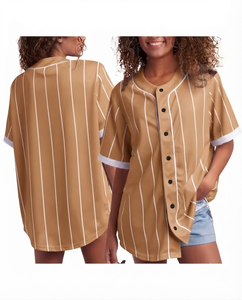 Maillot de baseball personnalisé DROGEN EXPORT pour femme – Vêtements d'équipe en gros, respirant, 100 % polyester, maille tie-dye sur le devant - Product Image 1