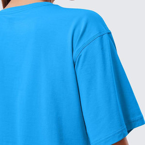 เสื้อครอปท็อปผู้หญิงทรงหลวมสบาย พร้อมป้ายยี่ห้อสั่งทำได้ แขนเสื้อแบบปกติ ทนทาน กระชับรูปร่าง เป็นมิตรกับสิ่งแวดล้อม ทันสมัย - Product Image 6